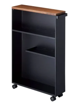 Yamazaki kapea hyllykkö pyörillä Tower musta