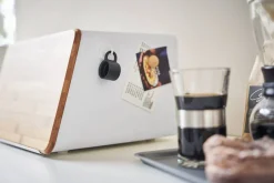 Yamazaki leipälaatikko + irtokansi Tower valkoinen