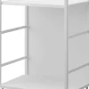 Yamazaki säilytysvaunu Tower 2 tasoa valkoinen